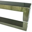 Ver imagem 3 de Puxador U Inox Porta 1,2 Metros Pivotante Madeira e Vidro Antique