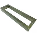 Ver imagem 2 de Puxador U Inox Porta 1,2 Metros Pivotante Madeira e Vidro Antique