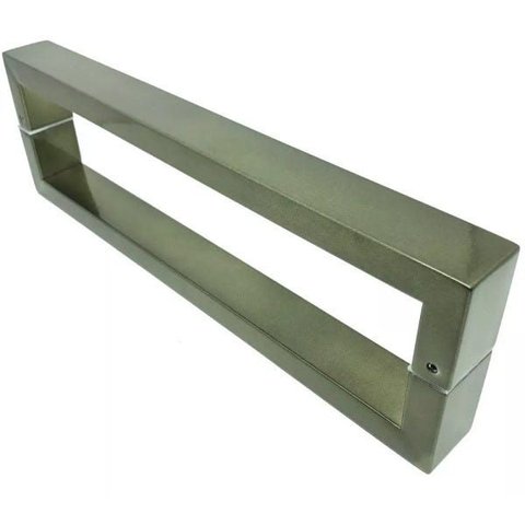 Puxador U Inox Porta 1 Metro Pivotante Madeira e Vidro Antique