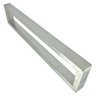 Puxador U Inox Porta 1,8 Metros Pivotante Madeira e Vidro Escovado - 1