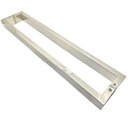 Ver imagem 2 de Puxador U Inox Porta 1,2 Metros Pivotante Madeira e Vidro Polido