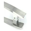 Ver imagem 3 de Puxador Curvo Inox Porta 1 Metro Pivotante Madeira e Vidro Escovado