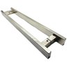 Puxador Inox Porta 1metro Pivotante Madeira e Vidro Polido - 2