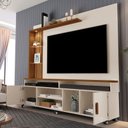 Ver imagem 3 de Home para TV Ocean Off White/Canela - Vrk Comercio On-Line