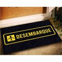 Ver imagem 1 de Tapete Capacho Decorativo Desembarque 60x40 Viagem Casa Lar