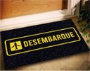 Ver imagem 1 de Tapete Capacho Decorativo Desembarque 60x40 Viagem Casa Lar