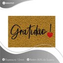 Ver imagem 2 de Tapete Capacho Decorativo Gratidão 60x40 Casa Lar Cores