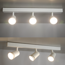 Ver imagem 1 de Trilho Eletrificado 3 Spot Led Mr16 Gu10 Direcionável Cor:branco