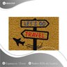 Tapete Capacho Decorativo Lets Go Travel 60x40 Viagem Casa - 2