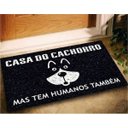 Ver imagem 1 de Tapete Capacho Divertido Casa Do Cachorro 60x40 Dog Pet Lar
