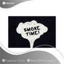Ver imagem 2 de Tapete Capacho Divertido Smoke Time Fumaça 60x40 Entra Porta