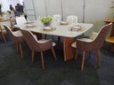 Ver imagem 2 de Sala de Jantar com Vidro 6 Cadeiras 2,0x1,0m - River - Requinte Salas