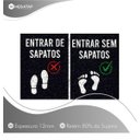 Ver imagem 2 de Tapete Capacho Entrar sem Sapatos 60x40 Tire Casa Divertida