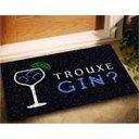 Ver imagem 1 de Tapete Capacho Divertido Trouxe Gin 60x40 Entrada Casa Apto