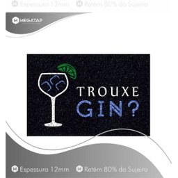 Tapete Capacho Divertido Trouxe Gin 60x40 Entrada Casa Apto - 2