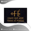Ver imagem 2 de Tapete Capacho Fe Chave Abre Todas Portas 60x40 Decorativo