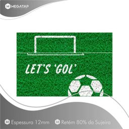 Tapete Capacho Futebol Lets Gol 60x40 Divertido Esporte Casa - 2