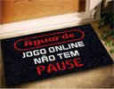 Ver imagem 1 de Tapete Capacho Jogo Online Não Tem Pause 60x40 Gamer Casa