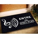 Ver imagem 1 de Tapete Capacho Musica Entre Press Play 60x40 Divertido Casa