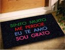 Ver imagem 1 de Tapete Capacho Hooponopono Palavras 60x40 Perdoe Amo Grato