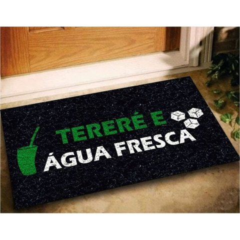 Tapete Capacho Tereré e Água Fresca 60x40 Terez Divertido