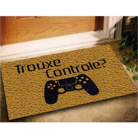 Tapete Capacho Trouxe Controle 60x40 Gamer Play Jogos Porta