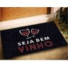 Tapete Capacho Seja Bem Vinho 60x40 Decorativo para Casa Lar - 1