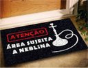 Ver imagem 1 de Tapete Capacho Entrada 60x40 Area Sujeita A Neblina