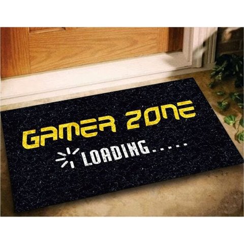 Tapete Capacho Gamer Zone 60x40 Porta Entrada Jogos Play Lar