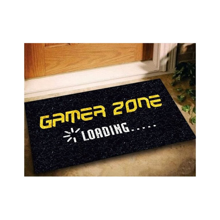 Tapete Capacho Gamer Zone 60x40 Porta Entrada Jogos Play Lar
