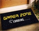 Ver imagem 1 de Tapete Capacho Gamer Zone 60x40 Porta Entrada Jogos Play Lar