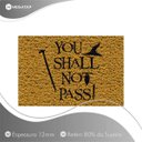 Ver imagem 2 de Tapete Capacho Divertido You Shall Not Pass 60x40 Senhor