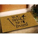 Ver imagem 1 de Tapete Capacho Divertido You Shall Not Pass 60x40 Senhor