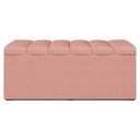 Ver mais imagens de Cabeceira e Recamier Bau Solteiro 100 Cm Dalia Linho Rose Artte Rose