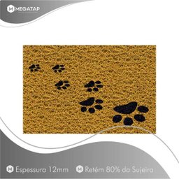 Tapete Capacho Patinhas Pegadas Pet Dog 60x40 Cachorro Casa - 2