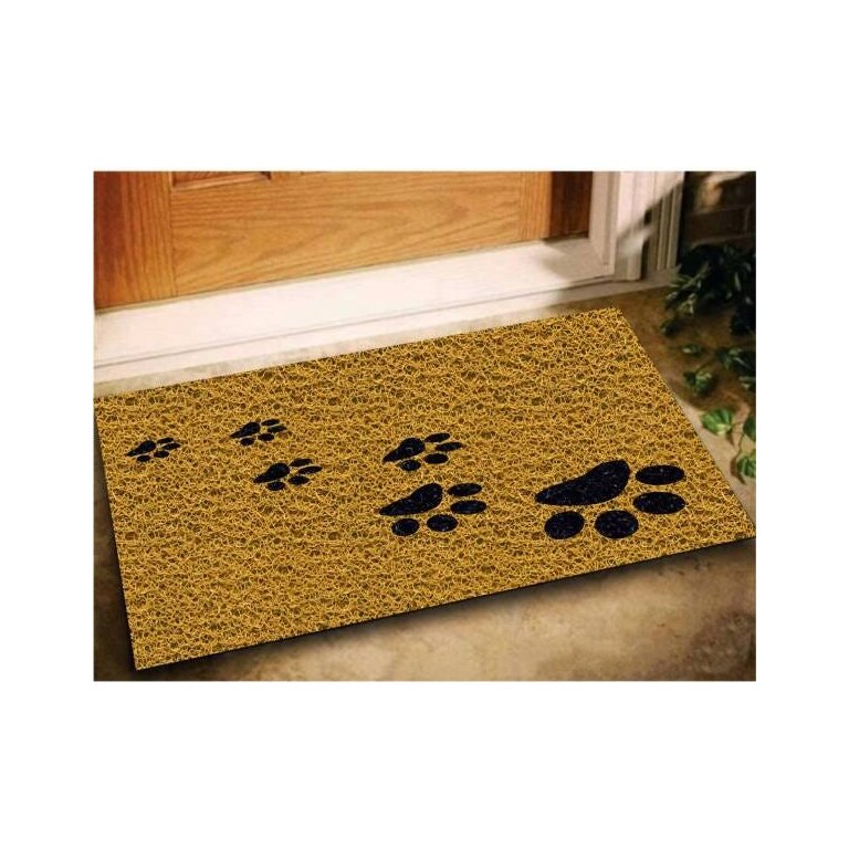 Tapete Capacho Patinhas Pegadas Pet Dog 60x40 Cachorro Casa