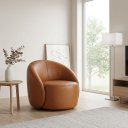 Ver imagem 2 de Poltrona Decorativa Orgânica Lua Sintético PU D03 - D’Rossi