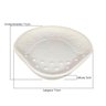 Kit Banheiro Organizador de Acessórios Porcelana Branca Decorativo Prático Retrô Flores 3 Peças - 4