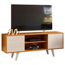 Ver imagem 2 de Rack Bancada Ambiente Lisboa Cinamomo Off White - Madetec