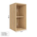 Ver imagem 4 de Armário Aéreo Planejado 1 Porta 30cm Nara CabeCasa MadeiraOriginals Marrom/Avena