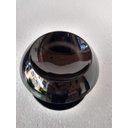 Ver imagem 3 de Puxador duplo redondo de resina para porta de vidro preto grande