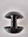 Ver imagem 4 de Puxador duplo redondo de resina para porta de vidro preto grande