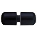 Ver imagem 1 de Puxador para box de banheiro ou janela de vidro temperado abs preto