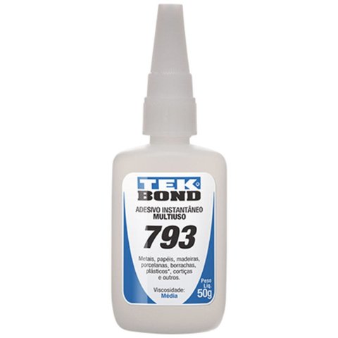Cola Adesivo Instantâneo Multiuso Cola Tudo 793 Tekbond 20g