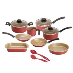 Conjunto de Panelas Tramontina Turim 10 Peças - Vermelho - 1