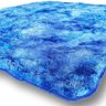 Tapete de Sala Peludo Macio 300x200 Azul Mesclado - Shaggy Luxo - 1