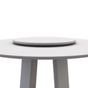 Ver imagem 2 de Prato Giratório para Mesa de Jantar 65cm MDF com Vidro Lissa N01 Off White - Lyam Decor