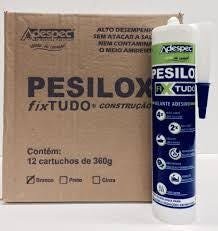 Cola multiuso Adespec pesilox fixtudo 280gr branca caixa 12 unidades - 1