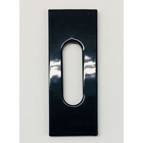 Puxador Auto-adesivo Para Vidro Temperado - Preto - 2un