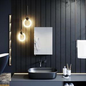 Espelho Banheiro Lapidado Bisotê 40x50cm com Pendurador - 2